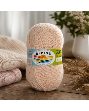 Пряжа ALPINA "ALPACA ACRO" 44% мериносовая шерсть, 38% акрил, 18% альпака 4 х 50 г 150 м ± 7 м арт. ГММ-104205-9-ГММ073369322024