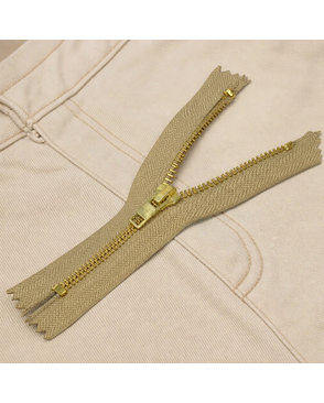 Молния MaxZipper джинсовая н/р Т5 18см (F292 св.коричневый) арт. МГ-109706-1-МГ0965088