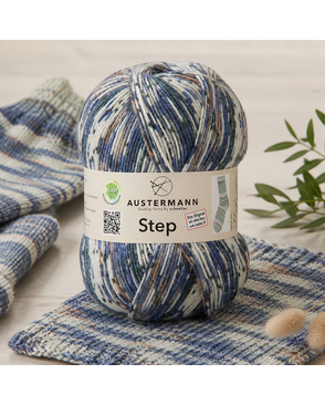 Пряжа Step, 75% шерсть, 25% полиамид, 420 м, 100 г арт. ГЕЛ-29195-1-ГЕЛ0177153