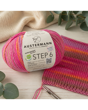 Пряжа Step 6 Irish Rainbow Colours, 75% шерсть, 25% полиамид, 410 м, 150 г арт. ГЕЛ-29238-1-ГЕЛ0095657