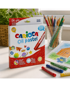 "Carioca" Пастель масляная Maxi 24 цв. арт. ГММ-107419-1-ГММ078102736794