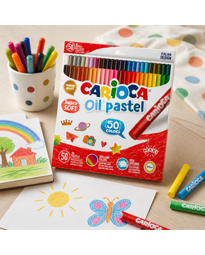 "Carioca" Пастель масляная Maxi 50 цв. арт. ГММ-107420-1-ГММ078102992984