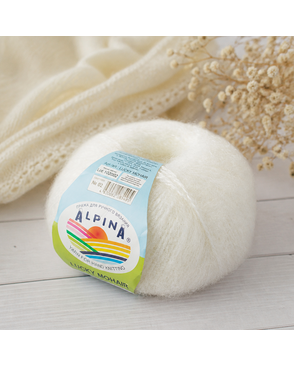 Пряжа ALPINA "LUCKY MOHAIR" 60% кид мохер, 40% акрил 10 шт. х 50 г 150 м ± 5 м арт. ГММ-108762-1-ГММ073351608904