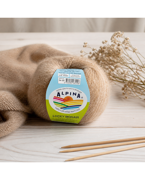 Пряжа ALPINA "LUCKY MOHAIR" 60% кид мохер, 40% акрил 10 шт. х 50 г 150 м ± 5 м арт. ГММ-108762-4-ГММ073351672674