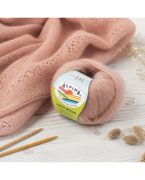 Пряжа ALPINA "LUCKY MOHAIR" 60% кид мохер, 40% акрил 10 шт. х 50 г 150 м ± 5 м арт. ГММ-108762-5-ГММ073351696784
