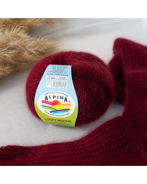Пряжа ALPINA "LUCKY MOHAIR" 60% кид мохер, 40% акрил 10 шт. х 50 г 150 м ± 5 м арт. ГММ-108762-8-ГММ073351717454