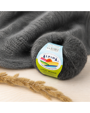 Пряжа ALPINA "LUCKY MOHAIR" 60% кид мохер, 40% акрил 10 шт. х 50 г 150 м ± 5 м арт. ГММ-108762-15-ГММ074569578664