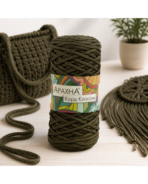 Пряжа ARACHNA "Cord Classic" 100% полиэфир 3 х 200 г ± 10 г 100 м ± 5 м арт. ГММ-108765-17-ГММ081149747514