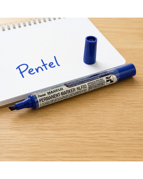 "Pentel" Маркер перманентный Maxiflo 1.8 - 4.5 мм скошенное арт. ГММ-109180-2-ГММ073276985424