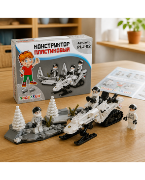 "Поделкин" PLJ-02 Конструктор пластиковый арт. ГММ-109665-1-ГММ074840313794