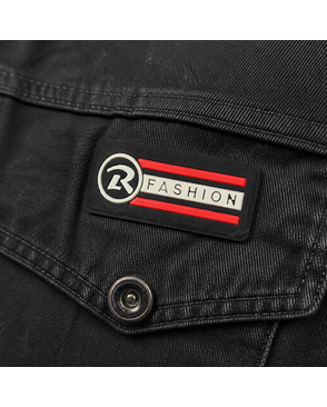 Аппликация пришивная R FASHION 3,5х1,5см цв.черн/бел/красн уп.20шт арт. МГ-114870-1-МГ0637196