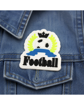Аппликации пришивные Football 3,4х3,4см уп.20шт арт. МГ-118013-1-МГ0986477