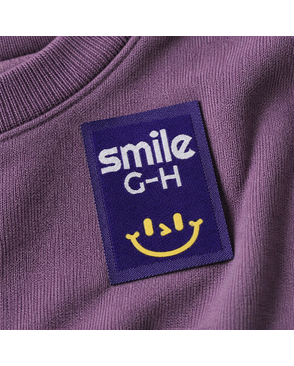 Аппликации пришивные Smile 4,5х3см,фиолетовый уп.20 шт арт. МГ-118645-1-МГ1003391