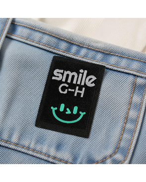 Аппликации пришивные Smile 4,5х3см,черный уп.20 шт арт. МГ-118646-1-МГ1003394