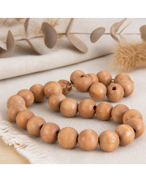 Бусина "Zlatka" дерево HWBD-14 14 мм 10 х 40 г арт. ГММ-113106-1-ГММ097408165034