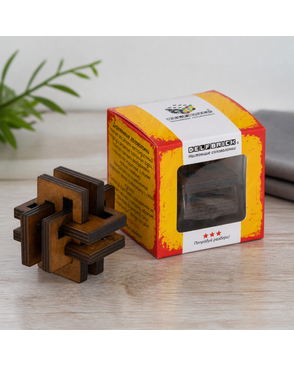 "DELFBRICK" DLS-21 Головоломка деревянная 1 шт 2-й сорт арт. ГММ-117111-1-ГММ135112751344