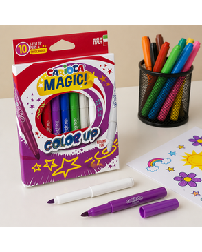 "Carioca" Фломастеры меняющие цвет Magic Markers 10 цв арт. ГММ-117392-1-ГММ133026674004