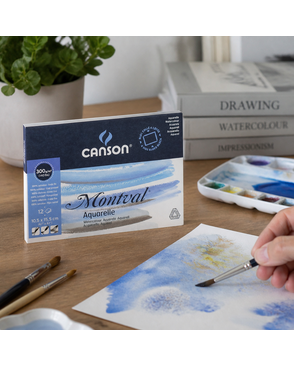 "Canson" Альбом для акварели 300 г/м2 10.5 х 15.5 см склейка с четырех сторон 12 л. арт. ГММ-117828-1-ГММ124957235284