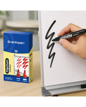 "Centropen" Маркер FLIPCHART 8560/1 5 мм перо клиновидное 10 шт. арт. ГММ-118212-1-ГММ135862593954
