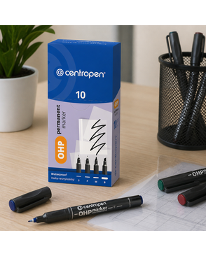 "Centropen" Маркер PERMANENT 2636/1 0.6 мм перо игольчатое 10 шт. арт. ГММ-118213-1-ГММ135863216164