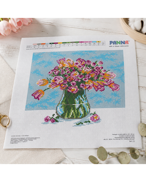 Канва/ткань с рисунком "PANNA" Канва с печатью L арт. ГММ-118496-2-ГММ141085897444