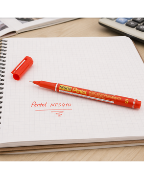 "Pentel" Перманентный маркер Super Fine Point d 0.4 мм 12 шт. арт. ГММ-118995-2-ГММ140556822784