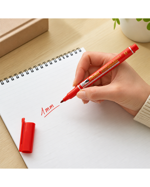"Pentel" Перманентный маркер Medium Point d 1 мм 12 шт. арт. ГММ-118996-2-ГММ140557151424