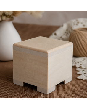 Заготовка для декорирования "Mr. Carving" ПРМ-06 "Шкатулка" липа 10 х 10 х 9 см арт. ГММ-119078-1-ГММ145918105154