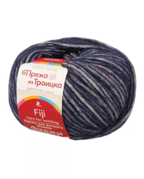 Пряжа из Троицка "Фиджи" 60% хлопок, 20% мериносовая шерсть, 20% акрил 5 х 50 г 95 м арт. ГММ-103627-55-ГММ100609494404