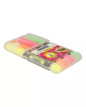 "Centropen" Набор текстовыделителей HIGHLIGHTER FLEXI - (super-flexible tip) 4 цв. 8542/4 1-5 мм 4 цв. скошенное арт. ГММ-114554-1-ГММ102544632194