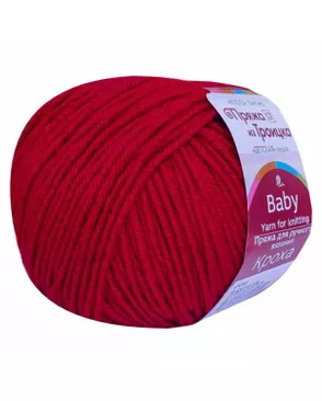 Пряжа из Троицка "Кроха" 80% акрил, 20% шерсть 10 х 50 г 135 м арт. ГММ-101332-111-ГММ113258011294