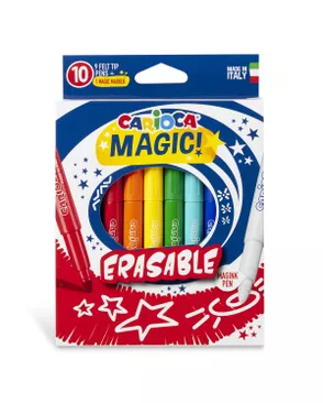 "Carioca" Фломастеры меняющие цвет Magic Markers стираемые 10 цв арт. ГММ-117391-1-ГММ132340569634