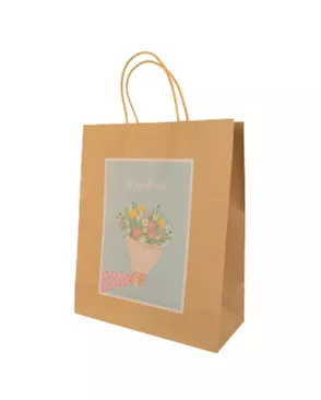 "Stilerra" KINM подарочный крафт-пакет 150 г/кв.м 27.5 х 33 х 12 см 12 шт. арт. ГММ-120291-3-ГММ154196613314