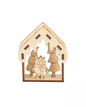 Заготовка для декорирования "Mr. Carving" БАНГ-37 Подвеска фанера 8 x 3.5 x 7 см 0.3 см арт. ГММ-120295-1-ГММ165159247144