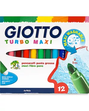 "Fila Giotto" Набор утолщенных фломастеров 12 цв арт. ГММ-117675-1-ГММ005040500869