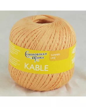 Пряжа Семеновская МШФ Kable (Кабле) 100% хлопок 5 шт. х 100 г 430 м арт. ГММ-110197-14-ГММ077079403324