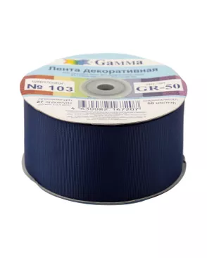 Лента репсовая GR-50 ш.5см (25м) арт. ГММ-109960-3-ГММ077998539504