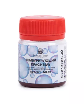 "BUBBLE TIME" Немигрирующий краситель NK-40 40 г арт. ГММ-112512-11-ГММ081593527334