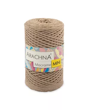 Пряжа "ARACHNA" "Macrame Mini" 80% хлопок, 20% полиэстер 4 х 250 г арт. ГММ-12729-11-ГММ085087261864