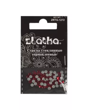 Страз клеевой "Zlatka" ZRTG-1272 SS12 цветные 3.2 мм стекло 5 x 72 шт в пакете с картонным еврослотом арт. ГММ-113227-12-ГММ094728885184