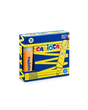 "Carioca" Текстовыделитель "Memolight" 2 мм перо круглое 10 шт. арт. ГММ-113357-3-ГММ098479010334