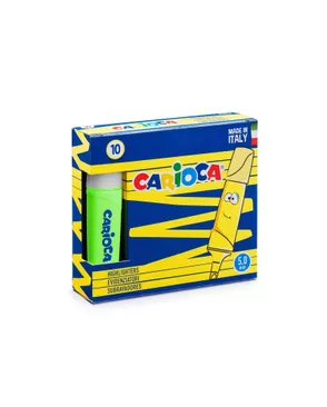 "Carioca" Текстовыделитель "Memolight" 2 мм перо круглое 10 шт. арт. ГММ-113357-1-ГММ098479191034