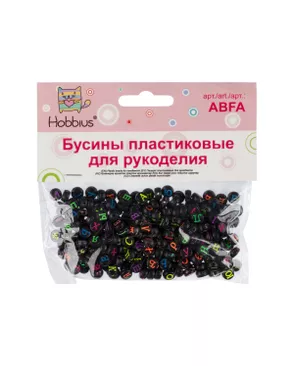 Бусина "Hobbius" пластик ABFA 4 х 7 мм 5 х 50 г арт. ГММ-113540-4-ГММ099357329364