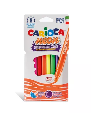 "Carioca" Фломастеры неоновые Neon 8 цв арт. ГММ-114491-1-ГММ078092513194