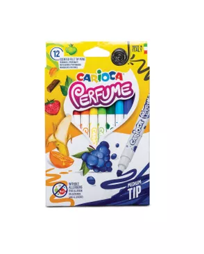 "Carioca" Фломастеры ароматизированные Perfume 12 цв арт. ГММ-114499-1-ГММ078101236554