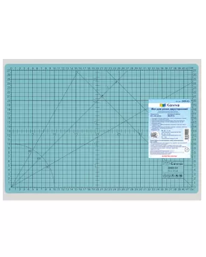 DKR-03 Мат для резки двусторонний ПВХ 45 см х 30 см в пакете арт. ГММ-114504-1-ГММ078201770314