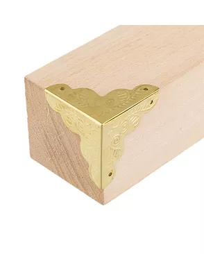 "Mr. Carving" MMG-005 фурнитура для шкатулок "уголок" 2.5 x 2.5 см 5 х 4 шт. арт. ГММ-6102-1-ГММ0073794