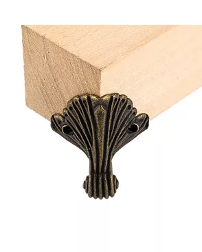 "Mr. Carving" MMG-022 фурнитура для шкатулок "ножка" 4.5 x 3.1 см 5 х 4 шт. арт. ГММ-6118-1-ГММ0030520