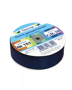 Лента репсовая GR-38 ш.3,8см (45.5м) арт. ГММ-6963-2-ГММ0020927