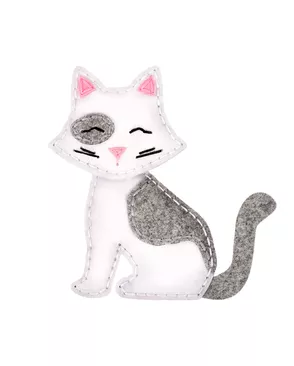 Наборы для изготовления игрушек из фетра "Miadolla" KD-0256 Котенок арт. ГММ-14344-1-ГММ053071672252